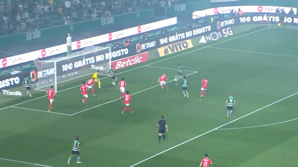 VÍDEO: Geny marca ao Benfica no primeiro minuto de jogo