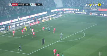VÍDEO: Geny marca ao Benfica no primeiro minuto de jogo