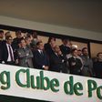 Varandas e Rui Costa juntos na tribuna em Alvalade (fotogaleria)