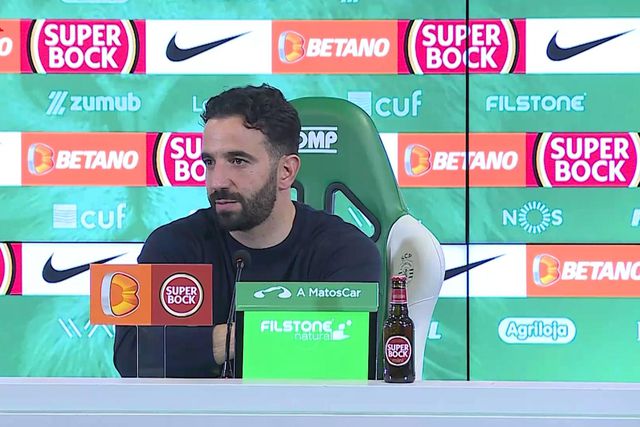 Rúben Amorim: a comparação tática deste dérbi com o da Taça na Luz