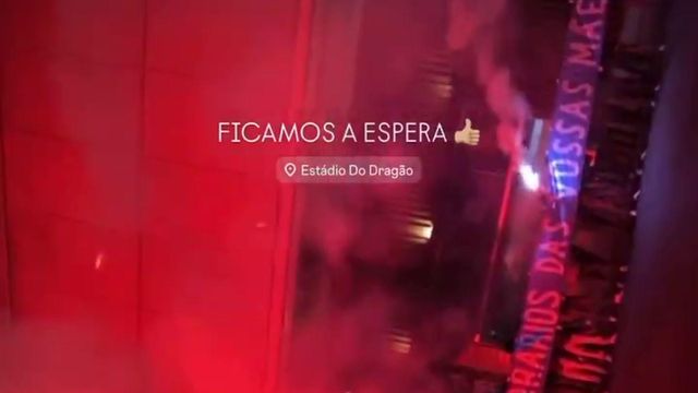 Super Dragões respondem a provocação e voltam a cantar: «Quem me dera que o avião da Chapecoense fosse do Benfica»