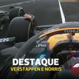 Chispas entre Verstappen e Norris na saída do 'pitlane'