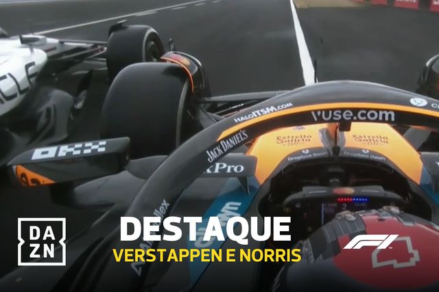 Chispas entre Verstappen e Norris na saída do 'pitlane'