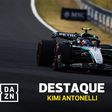 Kimi Antonelli foi o mais novo de sempre a liderar uma corrida
