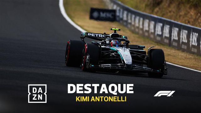 Kimi Antonelli foi o mais novo de sempre a liderar uma corrida