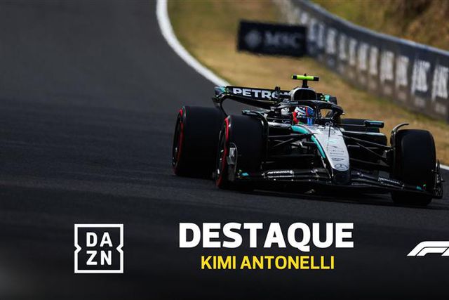 Kimi Antonelli foi o mais novo de sempre a liderar uma corrida