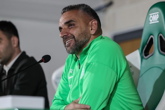 Rui Borges já fez a antevisão do jogo com o SC Braga, na sala de imprensa da Academia de Alcochete