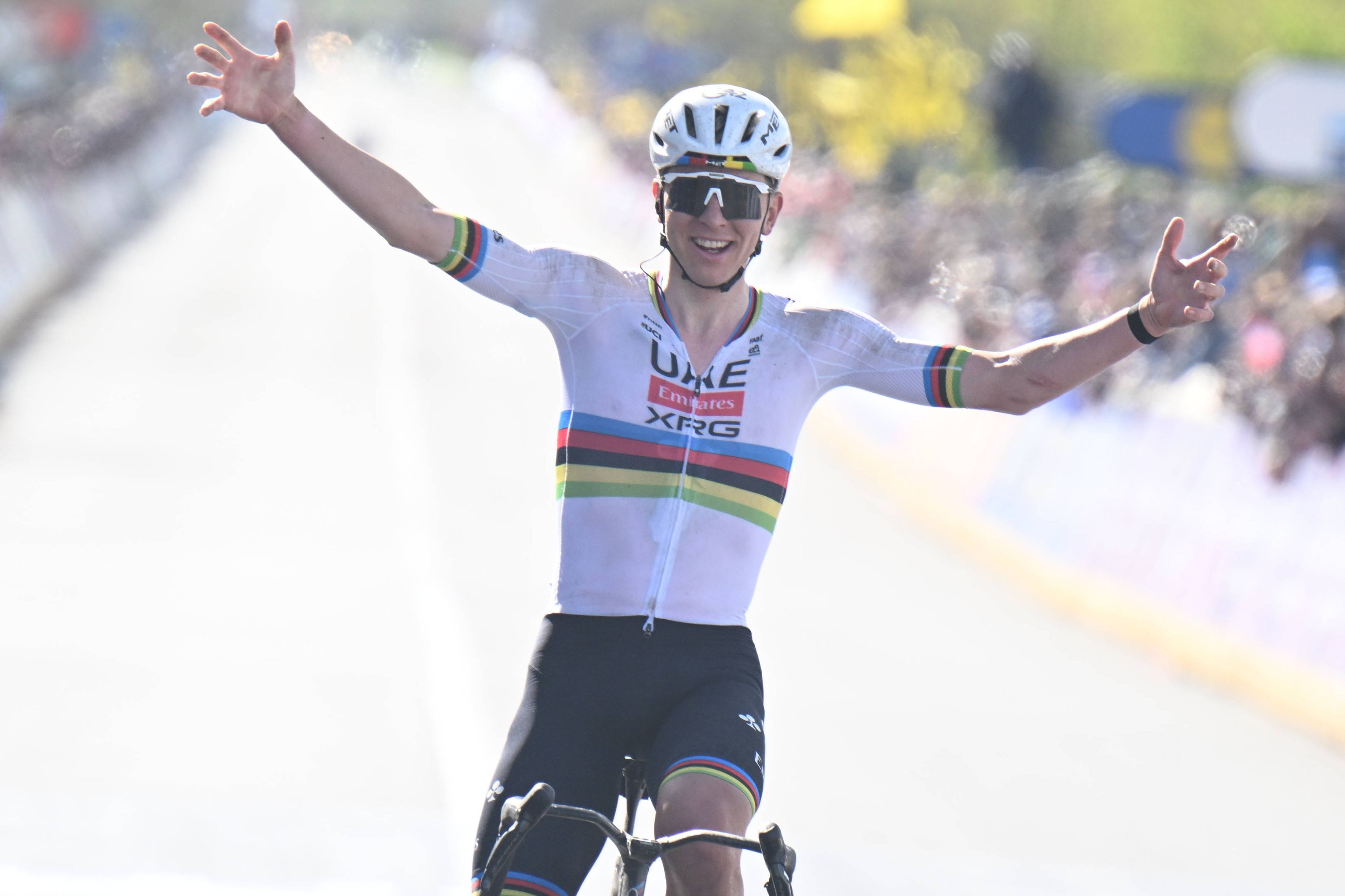 Tadej Pogacar venceu a Volta à Flandres pela terceira vez (2023, 2025, 2026)    Fotografia Imago