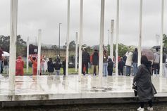 Chegada do autocarro do Benfica a Rio Maior