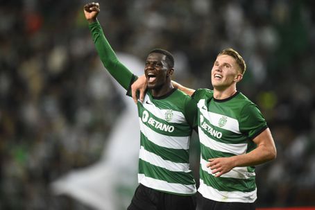 Diomande e Gyokeres no Sporting - Foto: A BOLA