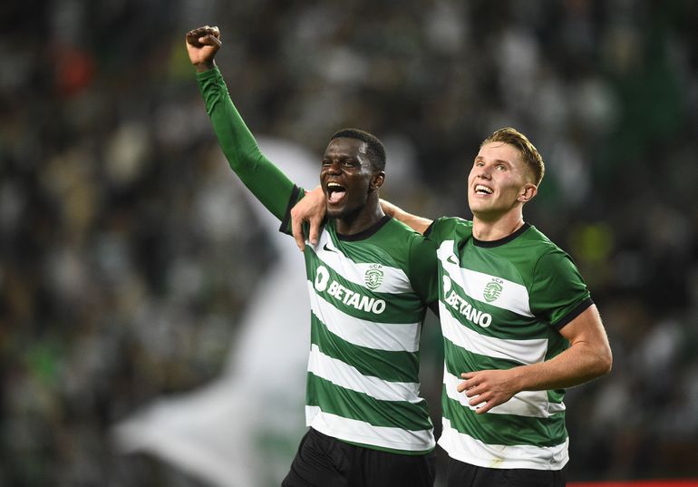 Diomande e Gyokeres no Sporting - Foto: A BOLA