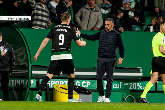 Sporting: «Gyokeres pode fazer a diferença a qualquer momento», alerta Rui Borges