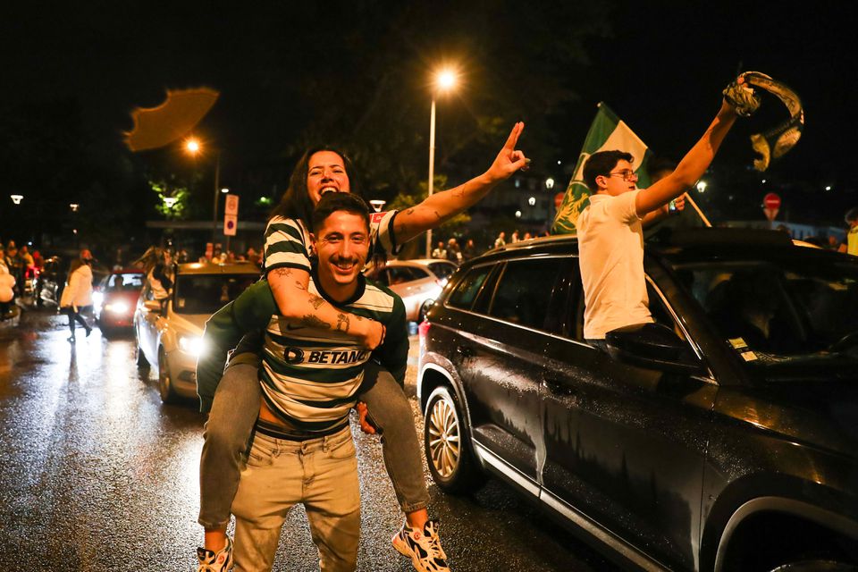 Sporting campeão: Nem a chuva estragou a festa em Leiria