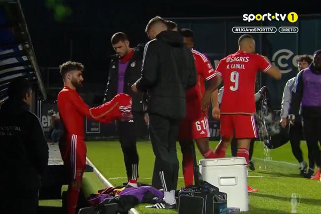 A entrada de Rafa deixou banco do Benfica confuso (vídeo)
