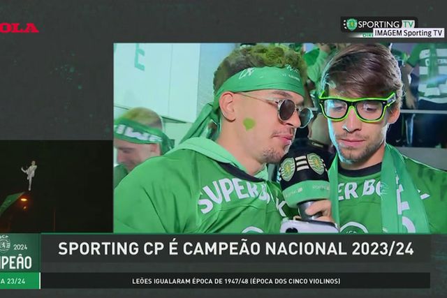 Pedro Gonçalves e Bragança em modo de pura folia