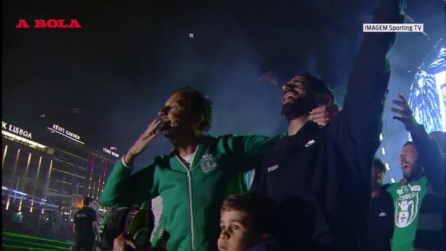 Frederico Varandas emocionado e abraçado a Amorim e Coates