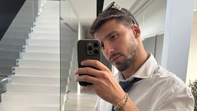 Rúben Dias veio a Portugal para uma ocasião especial