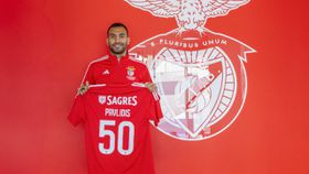 Benfica assinala conquista de Pavlidis
