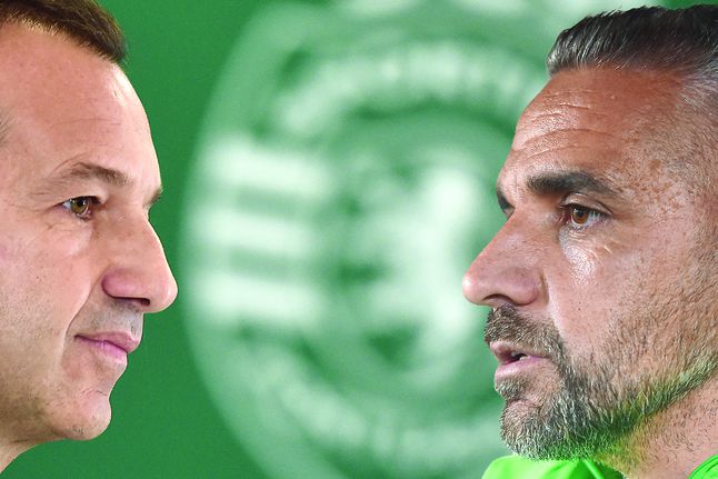 Rui Borges está de férias mas tem estado em contacto com Frederico Varandas  (Fotomontagem A BOLA)