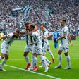 Festa dos jogadores do Borussia Moenchengladbach