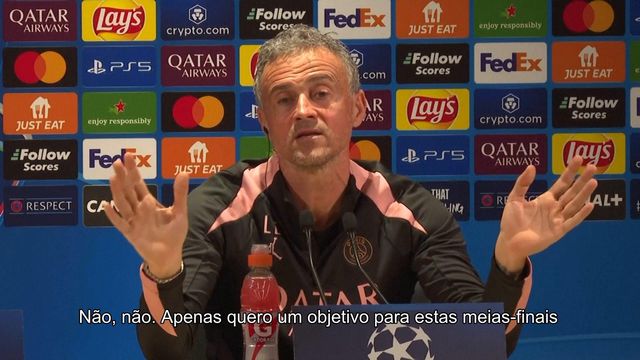 Luis Enrique tem algum preferido para a final? «Já estou a suar só de pensar...»