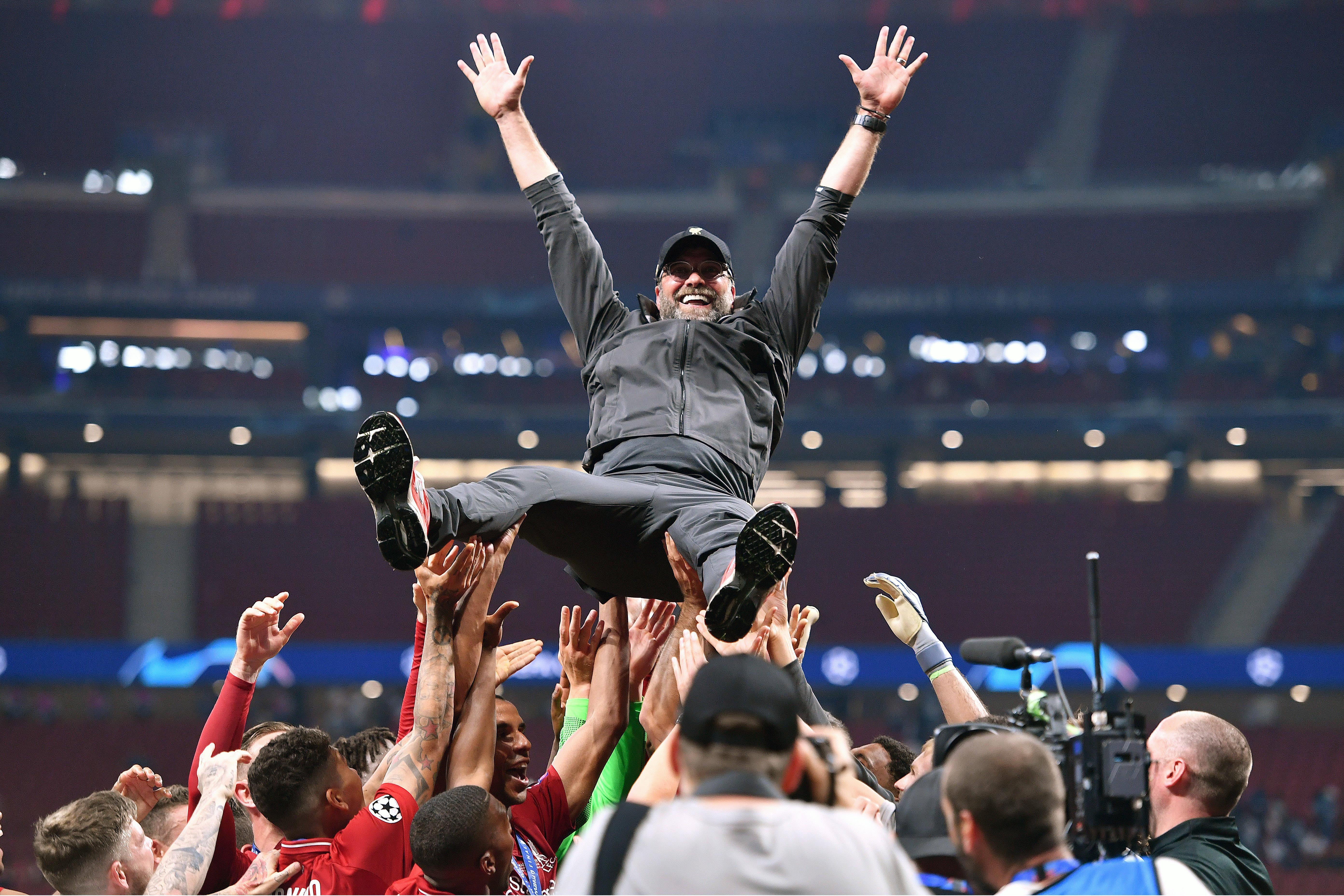 Liverpool – 83,3% (10 vitórias, em 1977, 1978, 1981, 1984, 1985, 2005, 2007, 2018, 2019 e 2022; duas derrotas, em 1965 e 2008). Foto: IMAGO