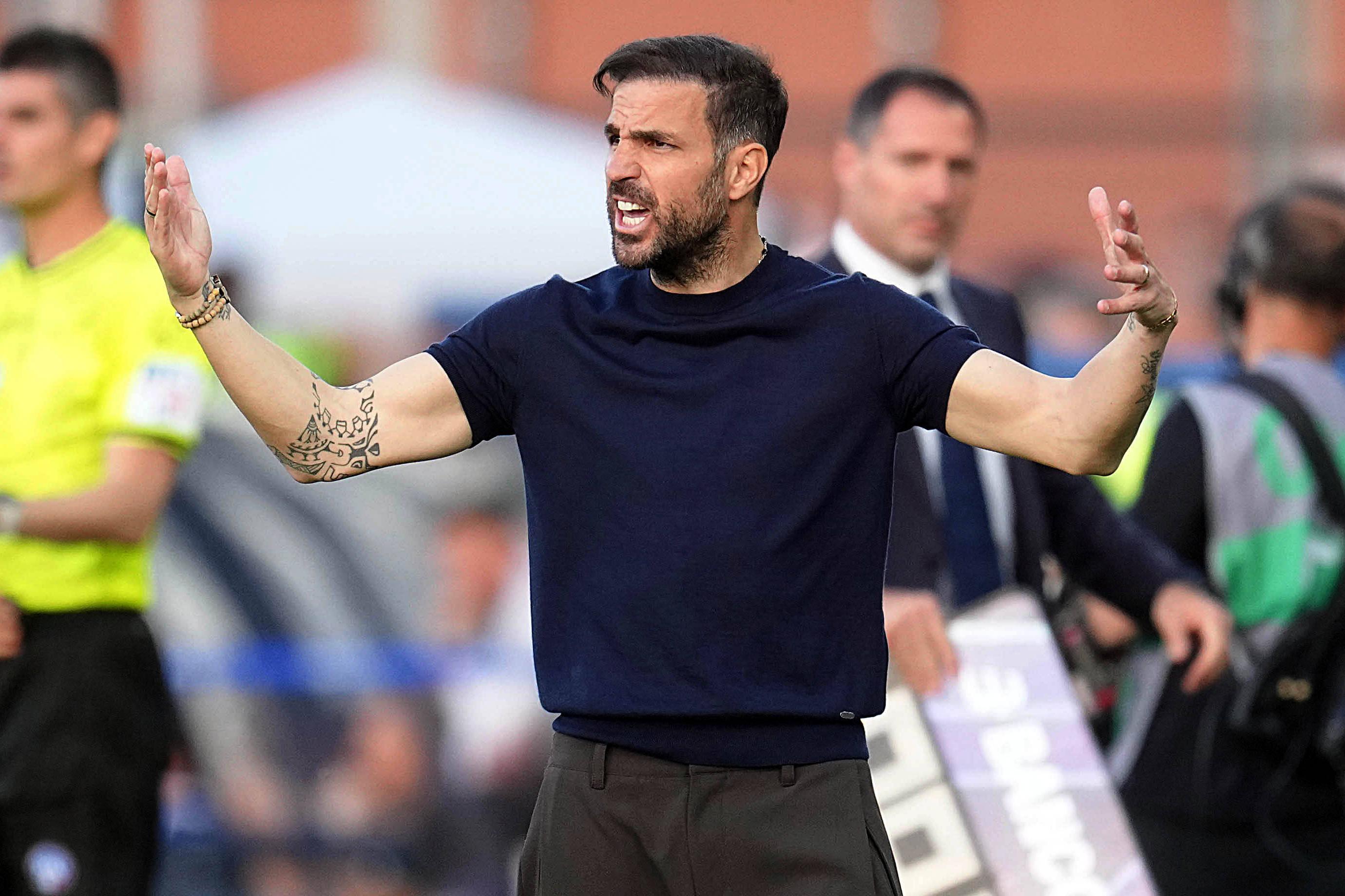 Cesc Fàbregas deu curioso exemplo com Dembélé como protagonista — Foto: IMAGO