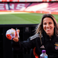 Lúcia Alves foi a porta-voz do plantel encarnado - Foto: Mariana Tenório