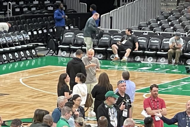 Guardiola visitou Celtics