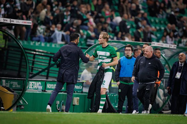 Sporting: «Foi difícil, Amorim exigiu muito de mim», conta Hjulmand