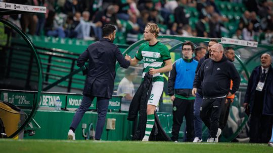 Sporting: «Foi difícil, Amorim exigiu muito de mim», conta Hjulmand