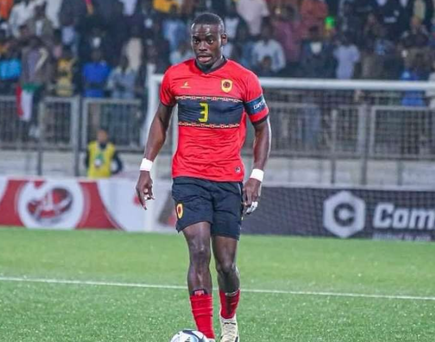 Jonathan Buatu ao serviço de Angola. Foto Gil Vicente/Instagram