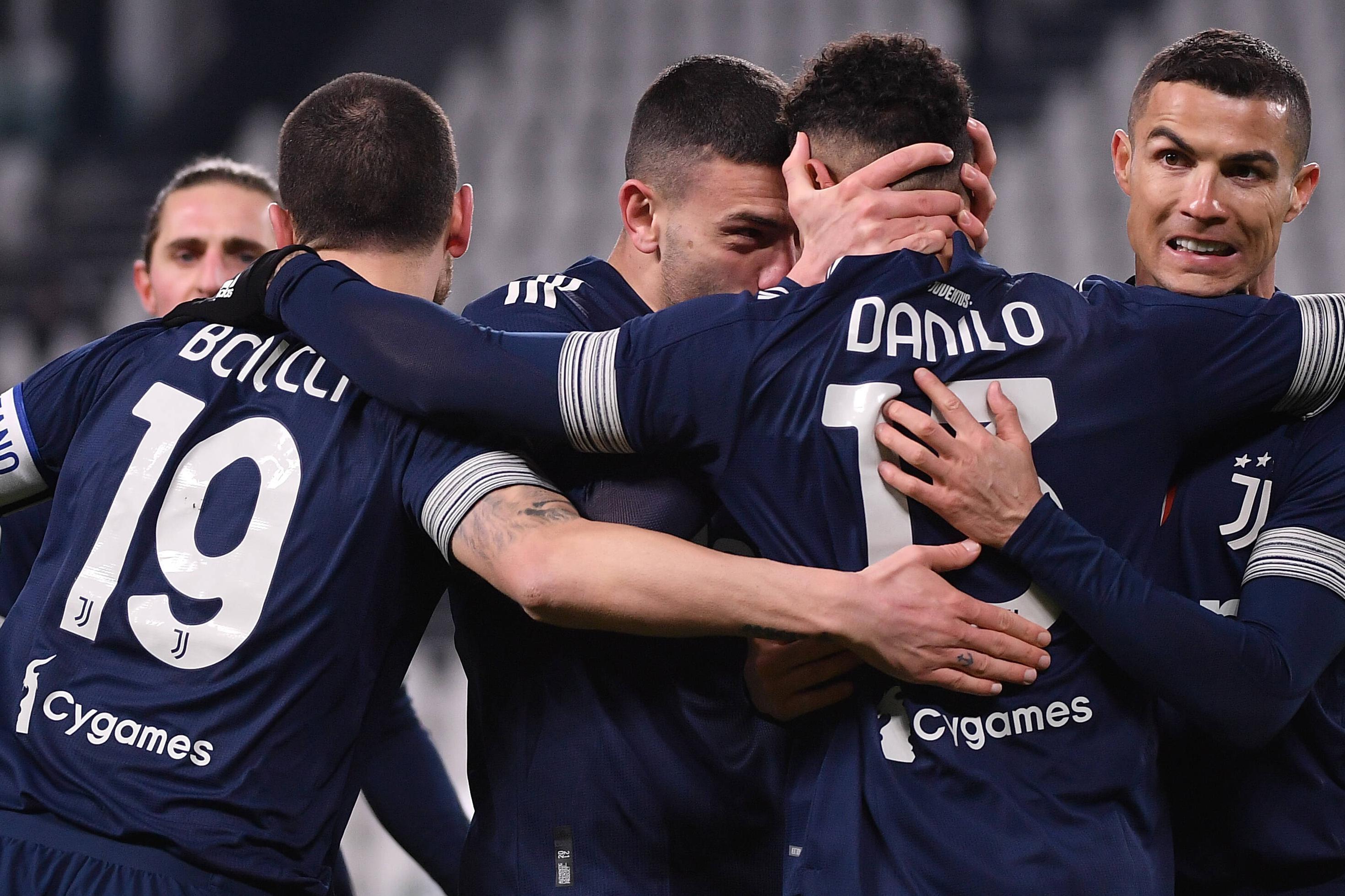 Danilo e Cristiano Ronaldo juntos na Juventus