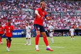 Kane deu a vitória a Inglaterra