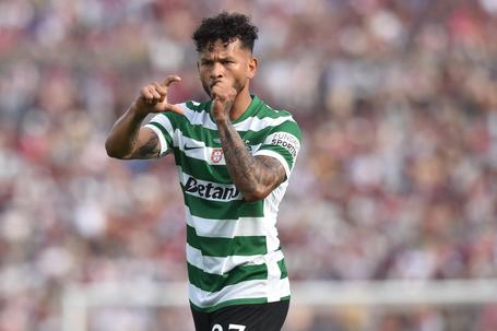 Luis Suárez marcou 38 golos pelo Sporting em 2025/26, o último dos quais na final da Taça, diante do Torreense (Foto IMAGO)