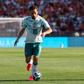Bernardo Silva em ação frente ao Chile