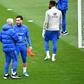 Didier Deschamps e Rayan Cherki