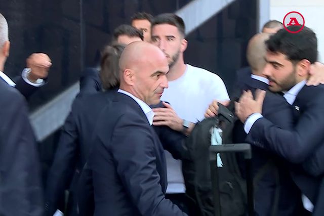 A chegada da Seleção a Lisboa