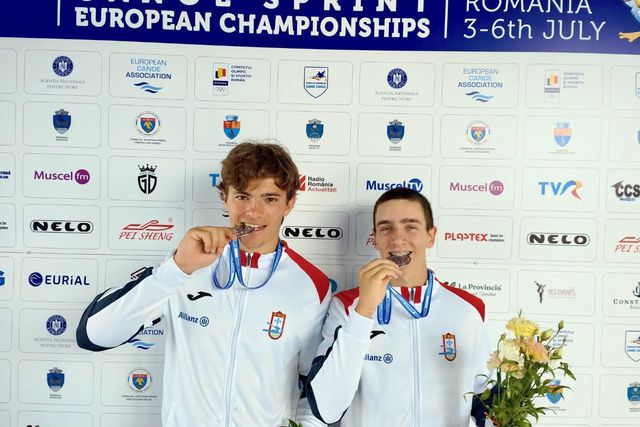 Prata para Gonçalo Costa e Hugo Carvalho nos Europeus Juniores e sub-23 de canoagem (FPC)