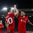 Luis Diaz e Diogo Jota no Liverpool