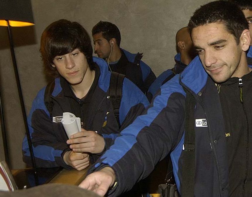 Pizzi e Rui Borges quando ambos jogavam no Bragança (A BOLA)