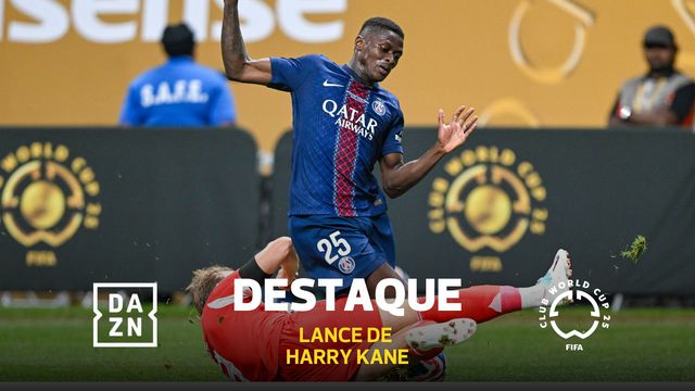 Sim, é mesmo Kane em sprint para desarmar Nuno Mendes