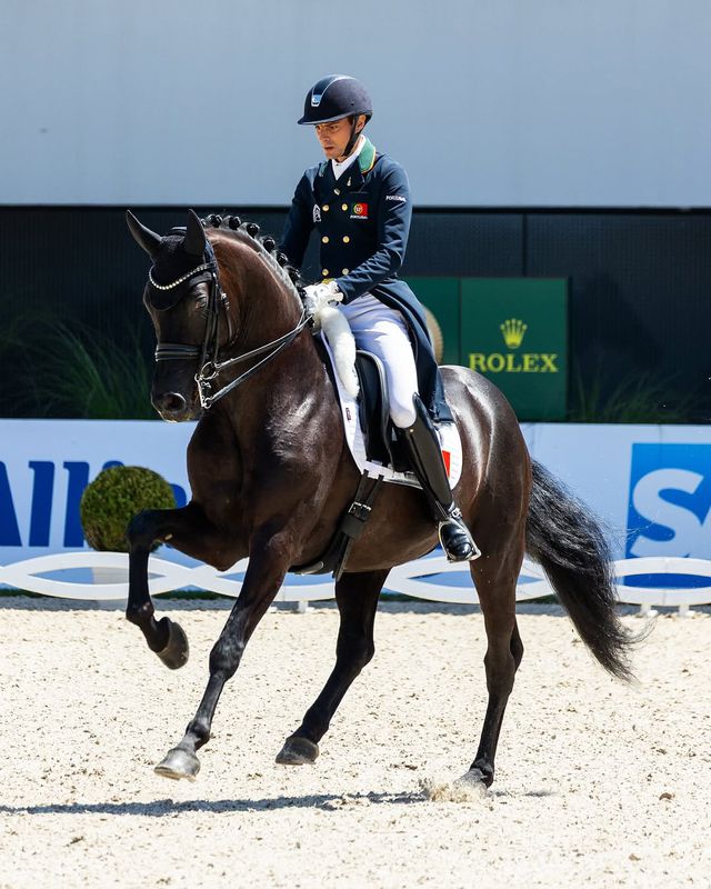 Equestre: João Pedro Moreira 9.º no 'freestyle' em Aachen