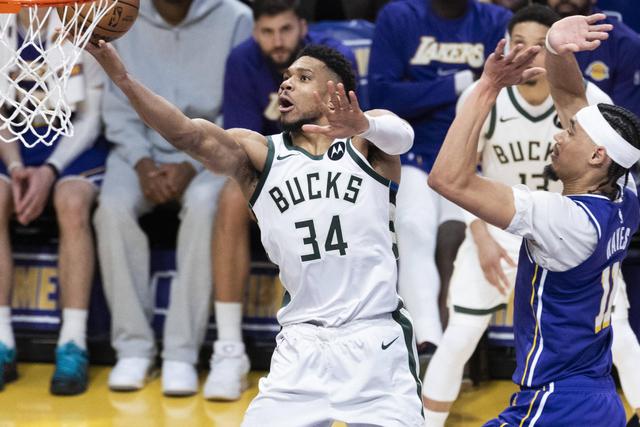 Giannis Antetokounmpo, basquetebolista grego de 31 anos na NBA