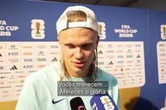 Haaland só tem elogios para o Brasil e o herói da Noruega não revela 'conversa' com Neymar