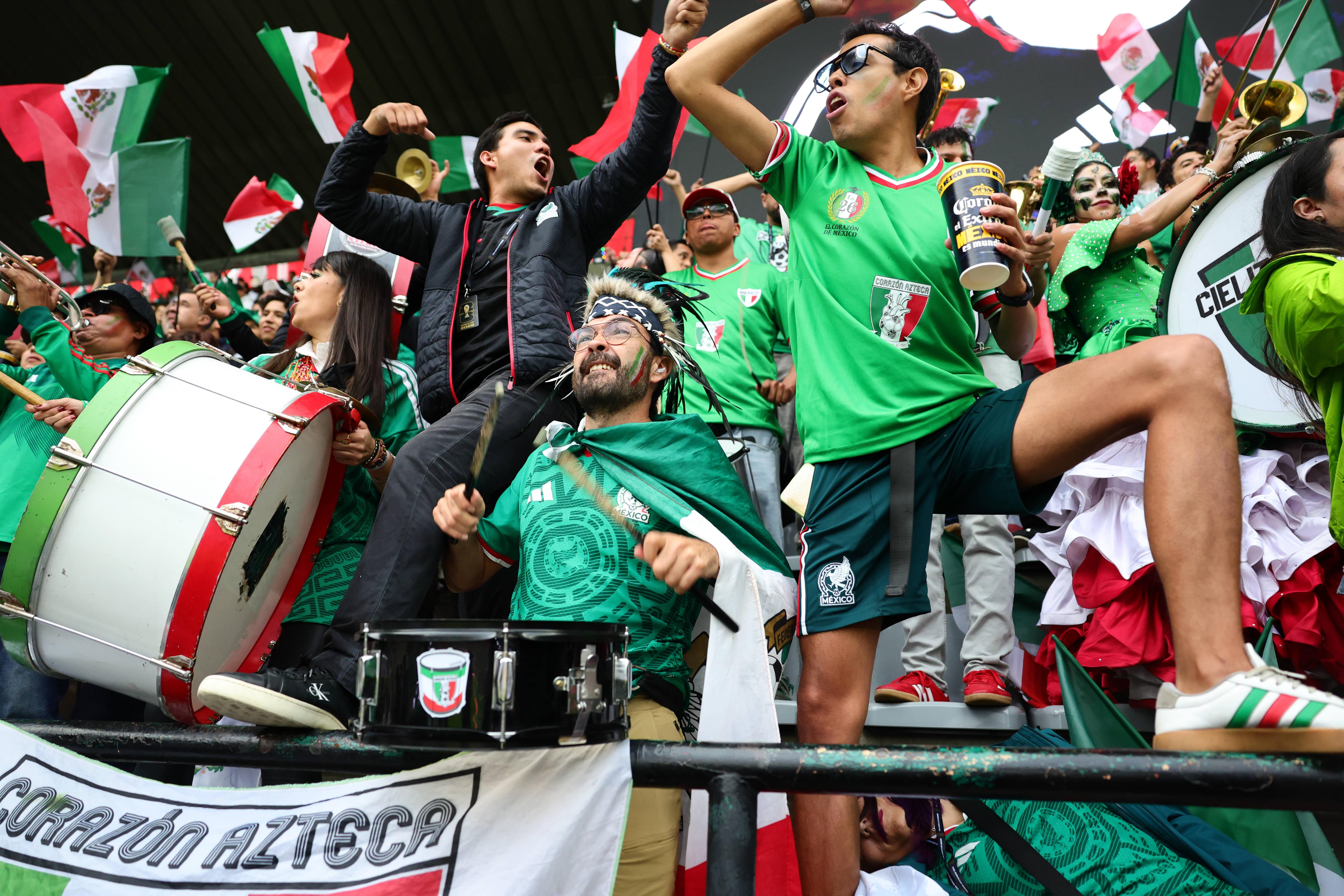 As melhores imagens do México-Inglaterra