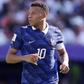 Mbappé em ação frente ao Paraguai