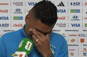 Casemiro chorou na zona mista