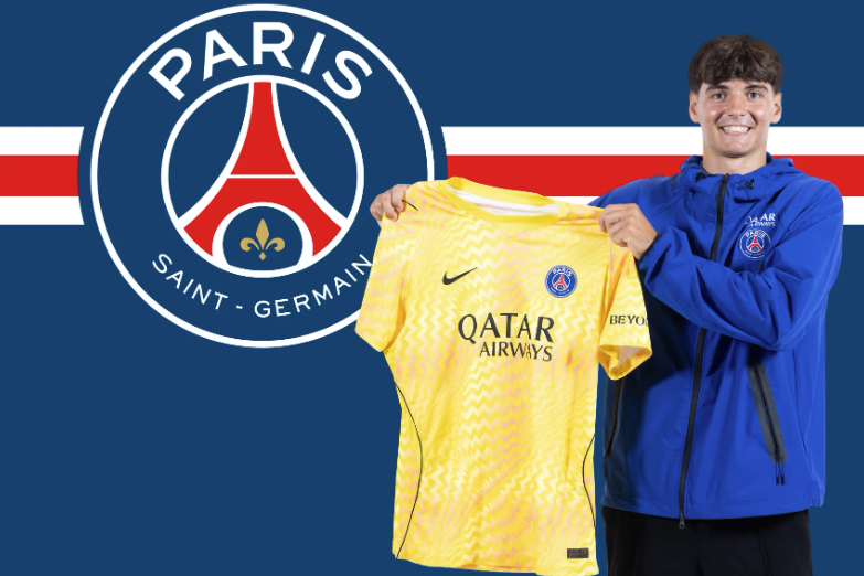 Alessandro Longoni, guarda-redes italiano de 18 anos - Foto: PSG