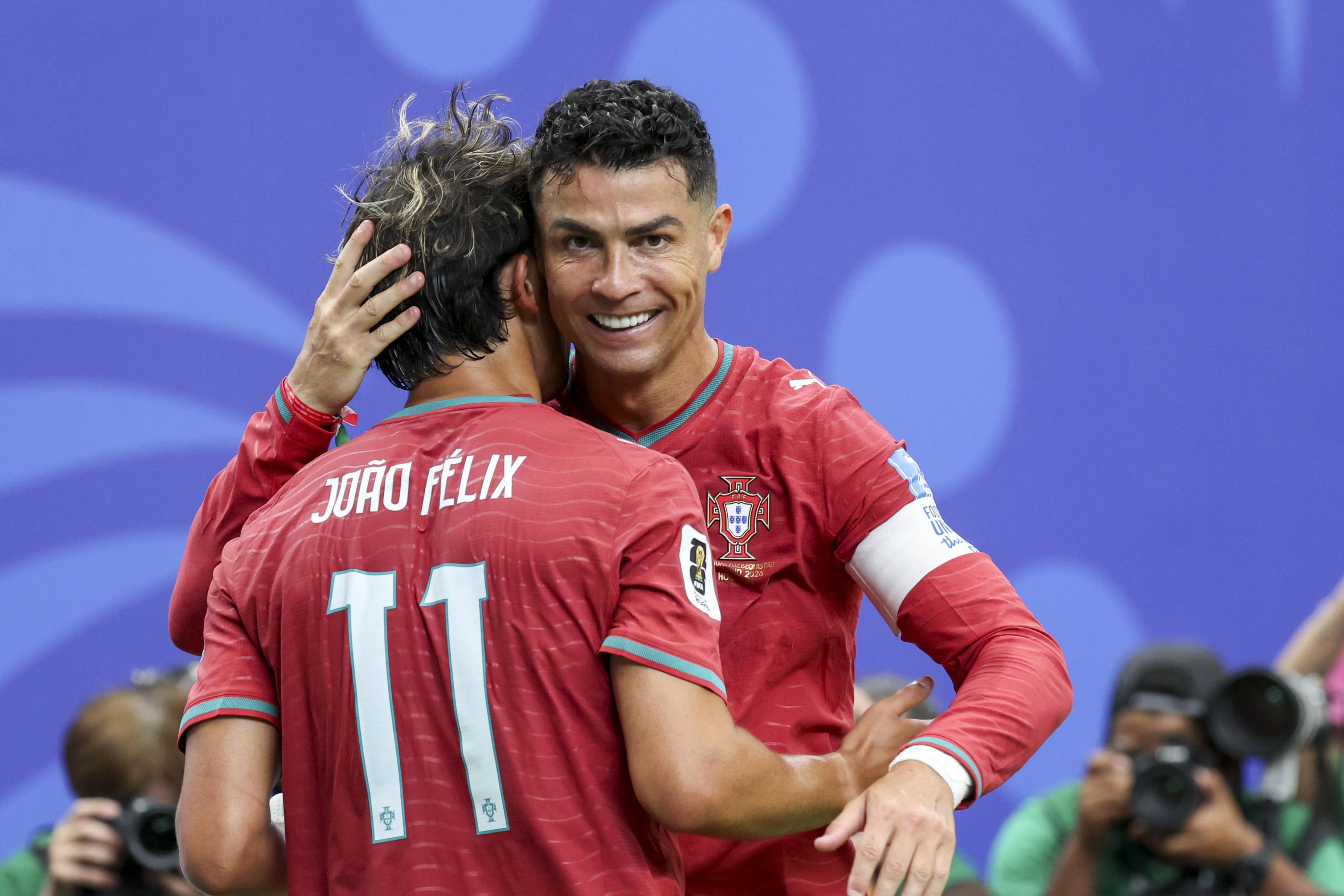 João Félix e Ronaldo